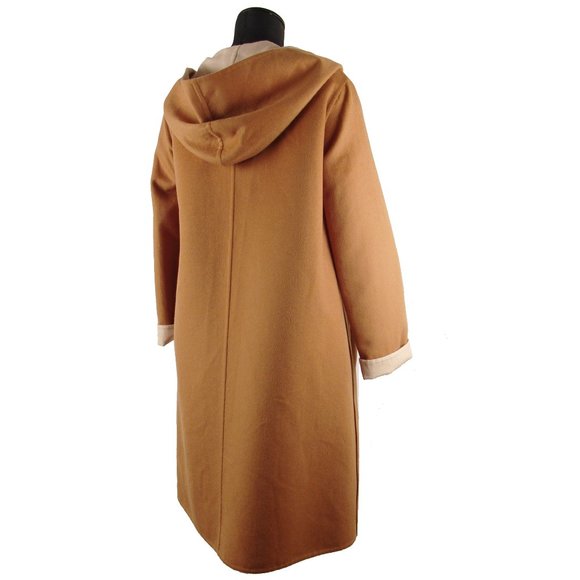 NEW Authentic HERMES Hooded Coat Jacket Zippered EU 34 Manteau Trois-Quarts - Picture 5 of 16